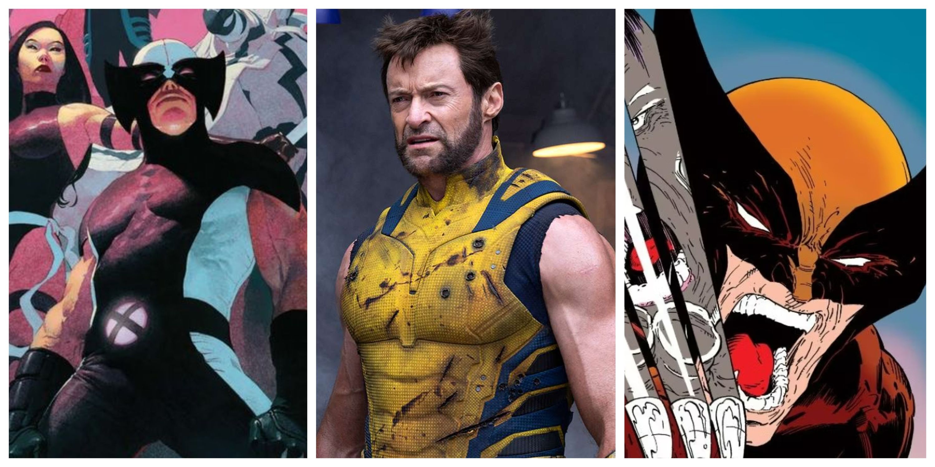 x-force wolverine, hugh jackman wolverine, olive and tan wolverine