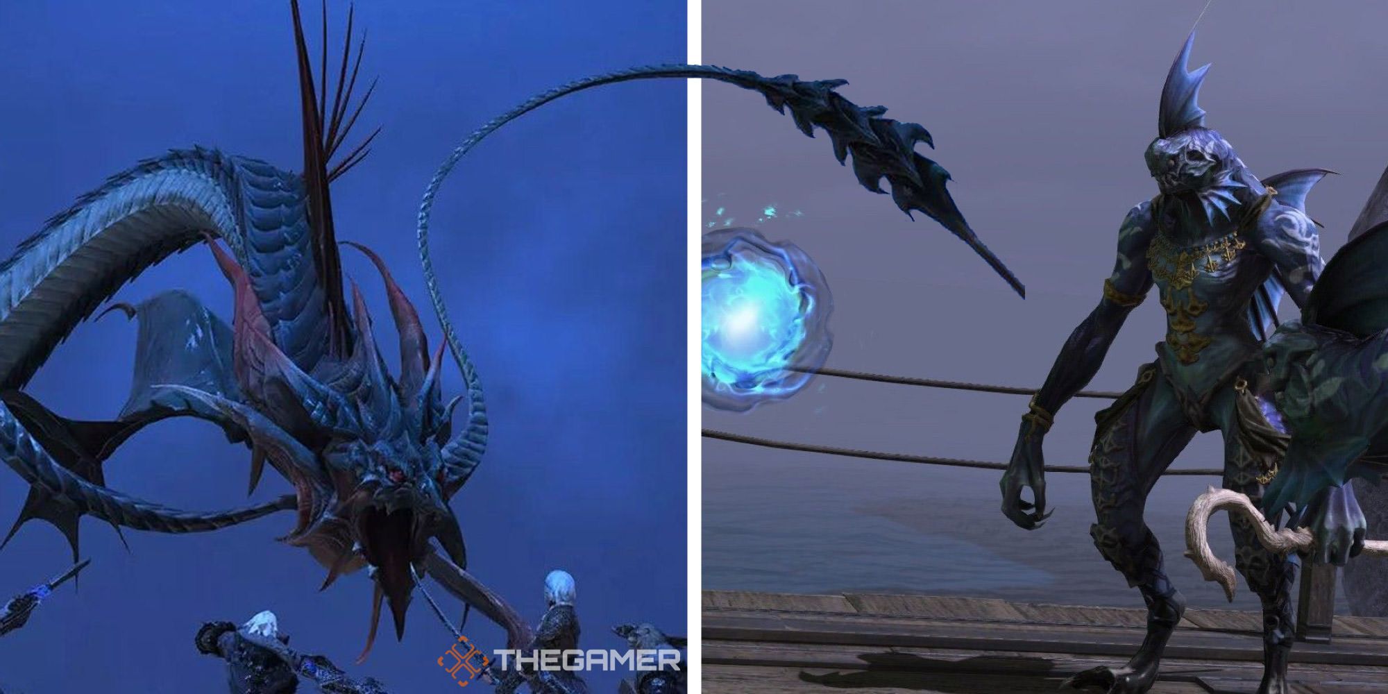 Split image of Final Fantasy 14