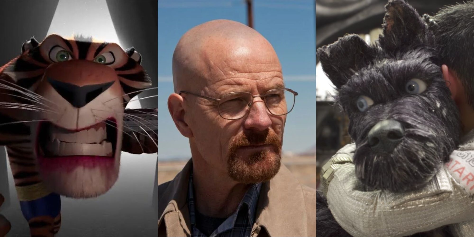 Vitaly, Walter White, and Spots (all roles performed by Bryan Cranston)