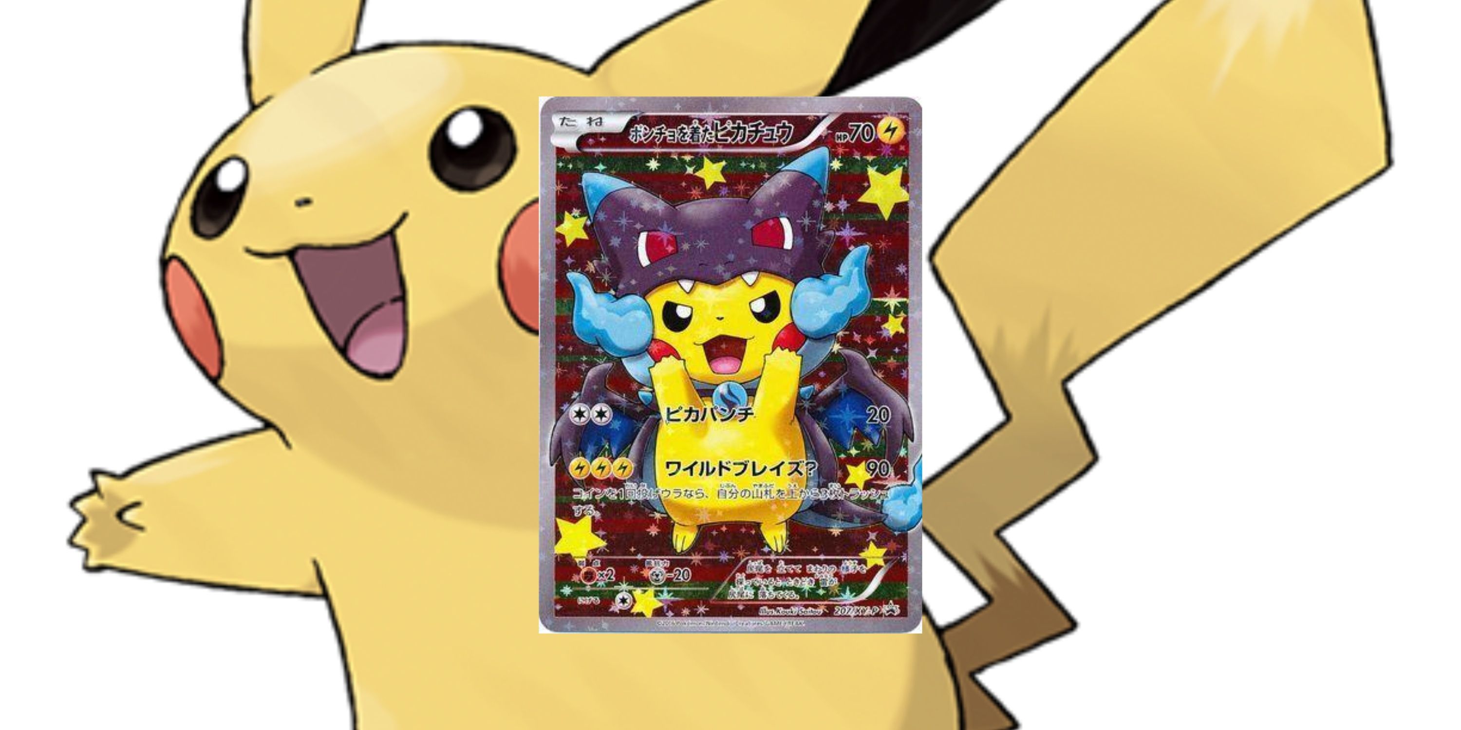 Poncho-Wearing Pikachu 207 XY Promo