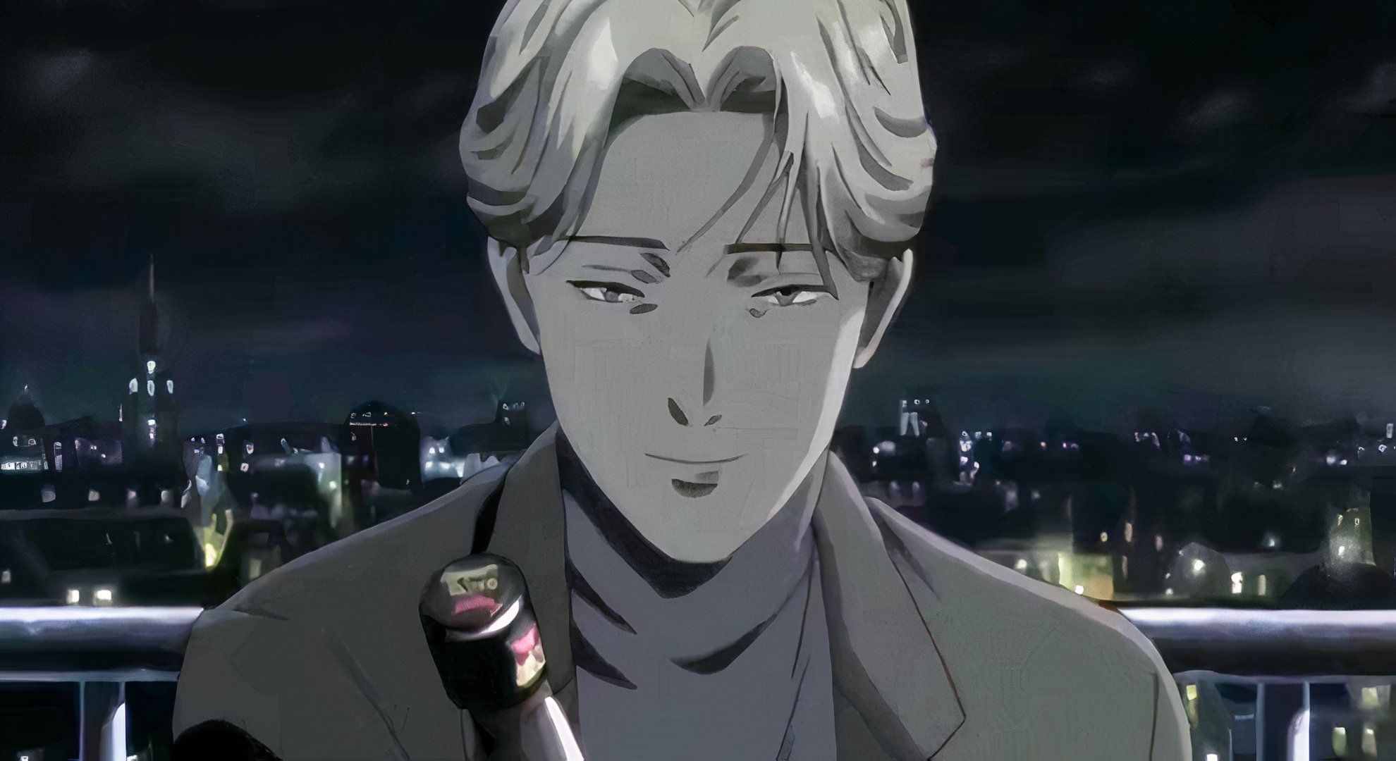 Johan Liebert offering a drink in Monster.