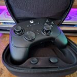 A Razer Wolverine V3 Pro review image of the controller in its carry case