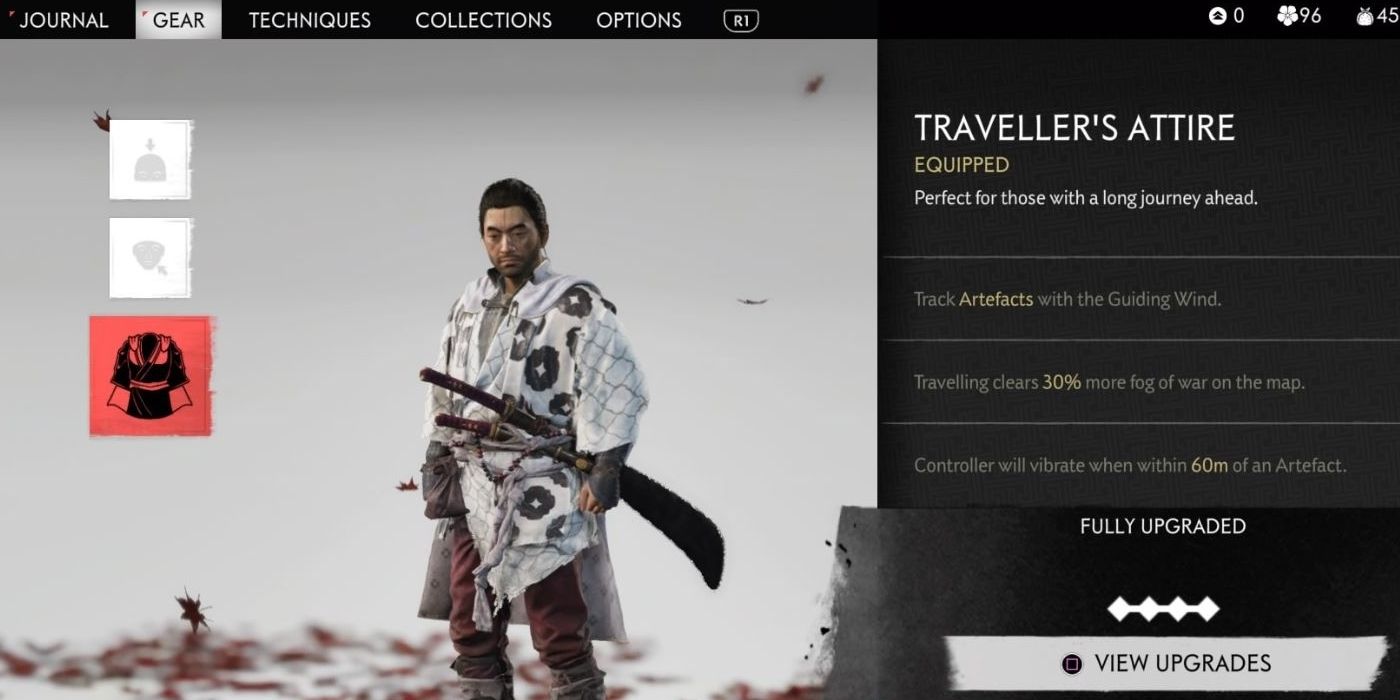 Ghost of Tsushima travelers attire buffed