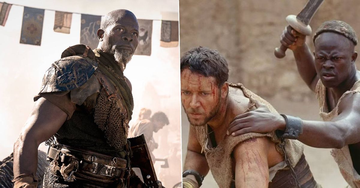 Gladiator star Djimon Hounsou says he's still struggling to make a living as an actor despite multiple blockbuster roles