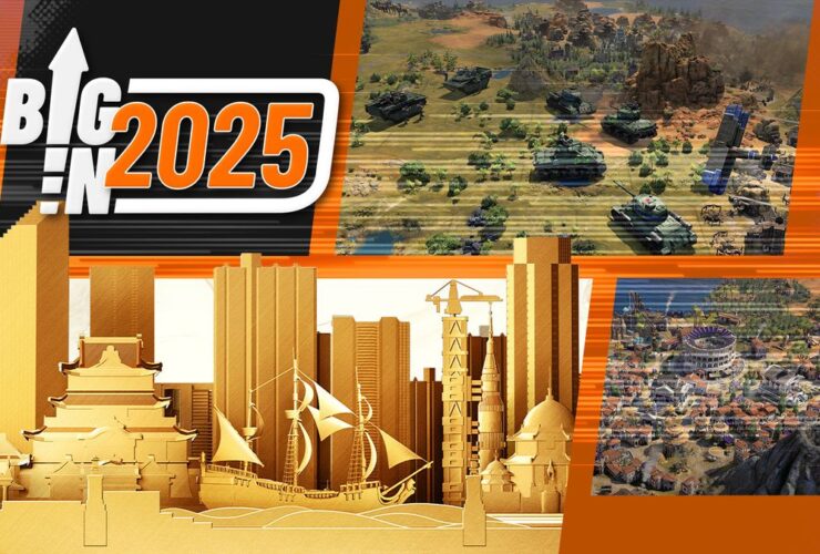 A Big In 2025 poster with screenshots of Civilization 7