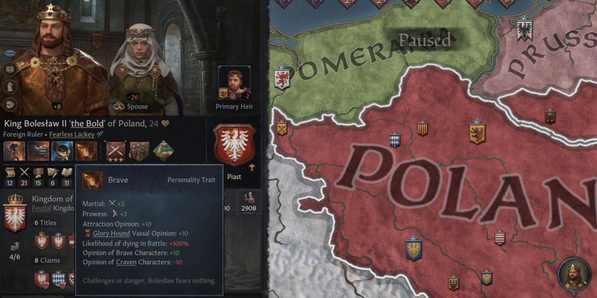 Crusader Kings 3 Brave Trait