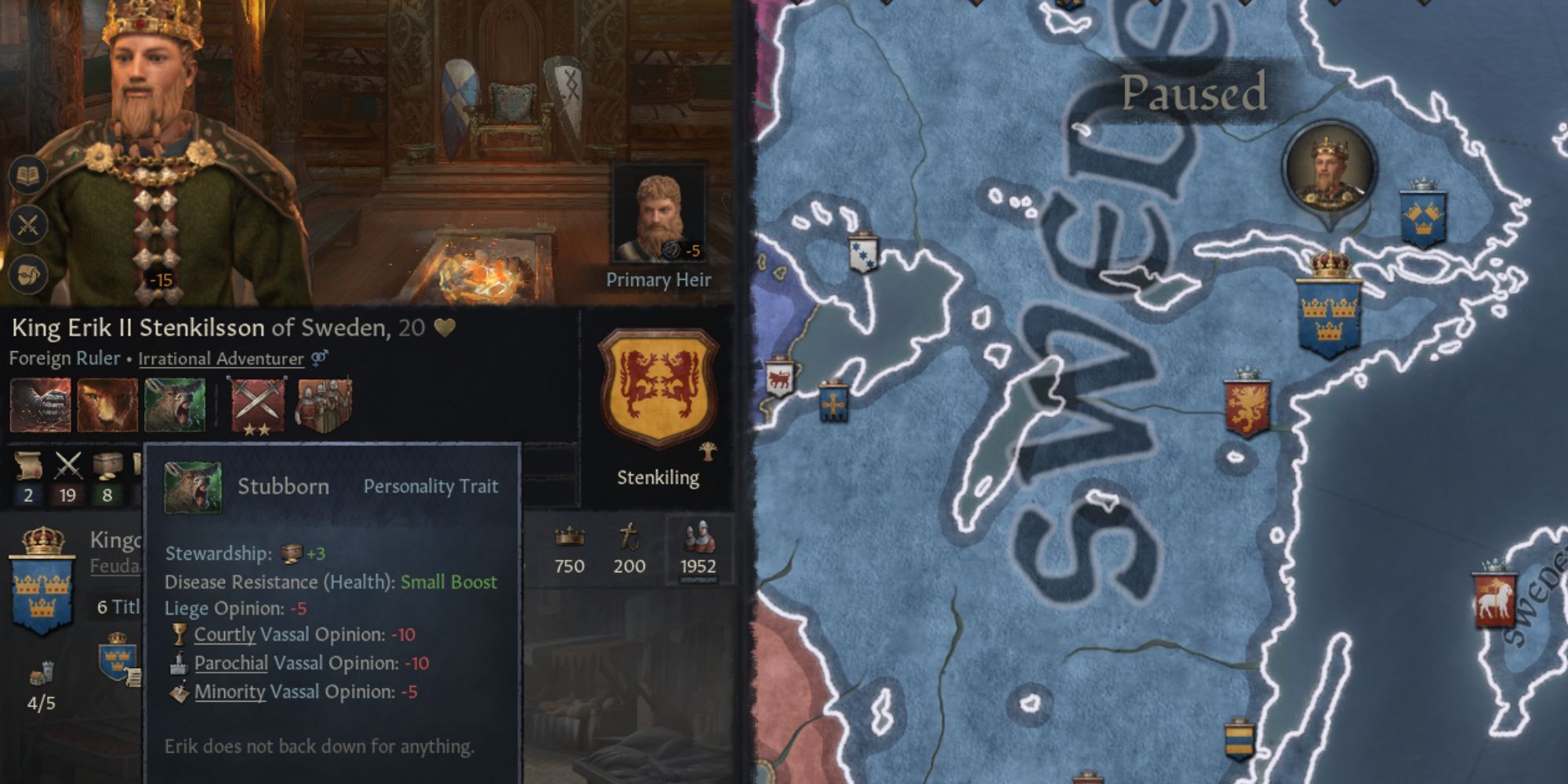 Crusader Kings 3 Stubborn Trait