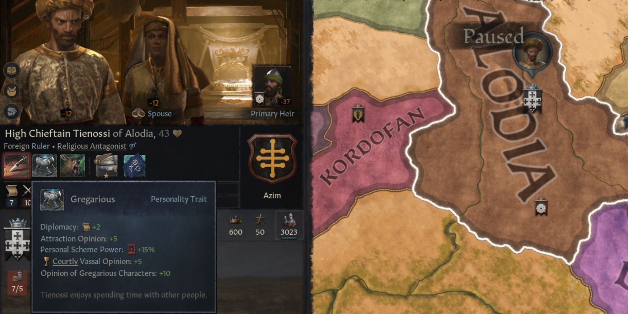 Crusader Kings 3 Gregarious Trait