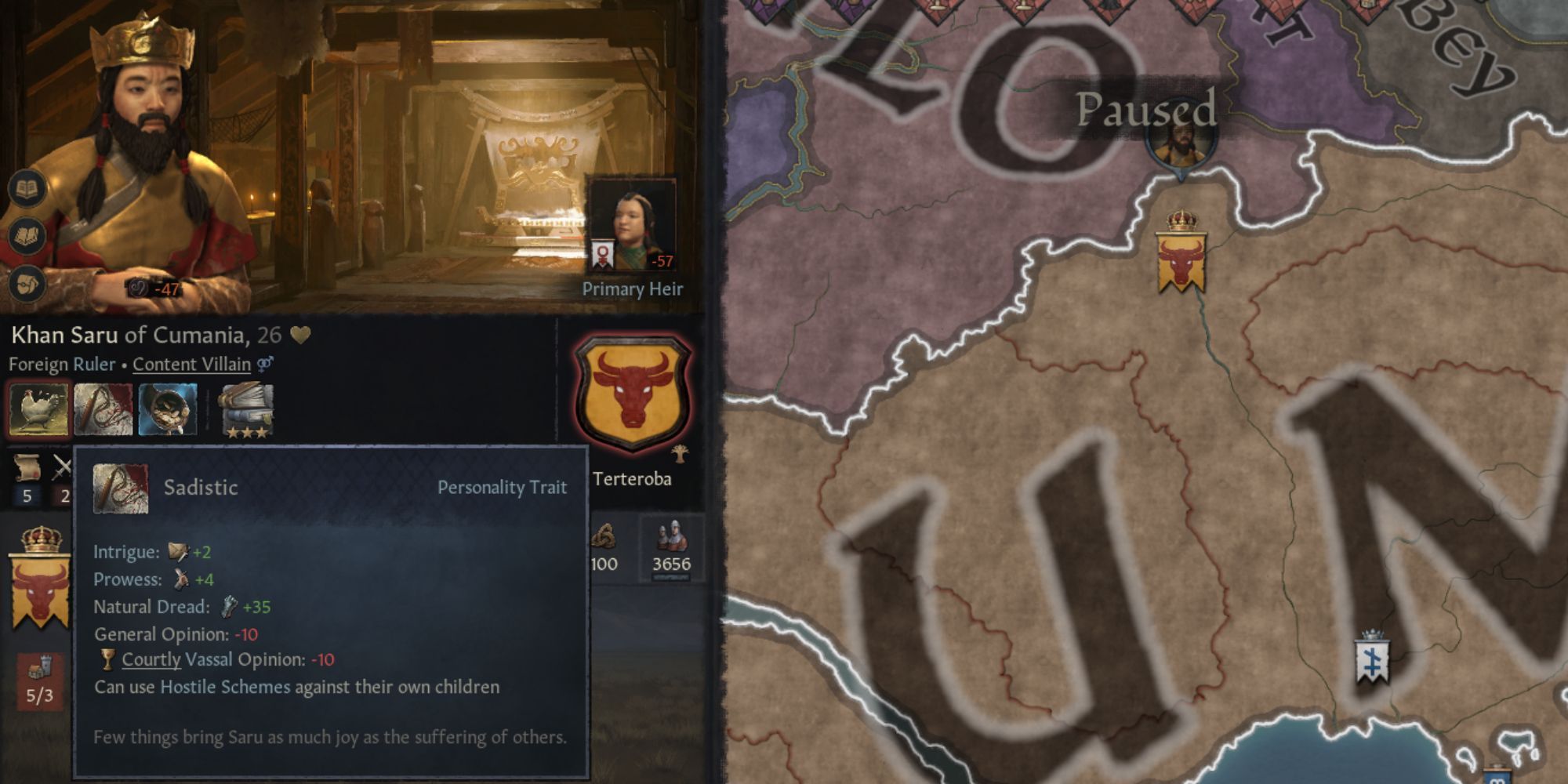 Crusader Kings 3 Sadistic Trait