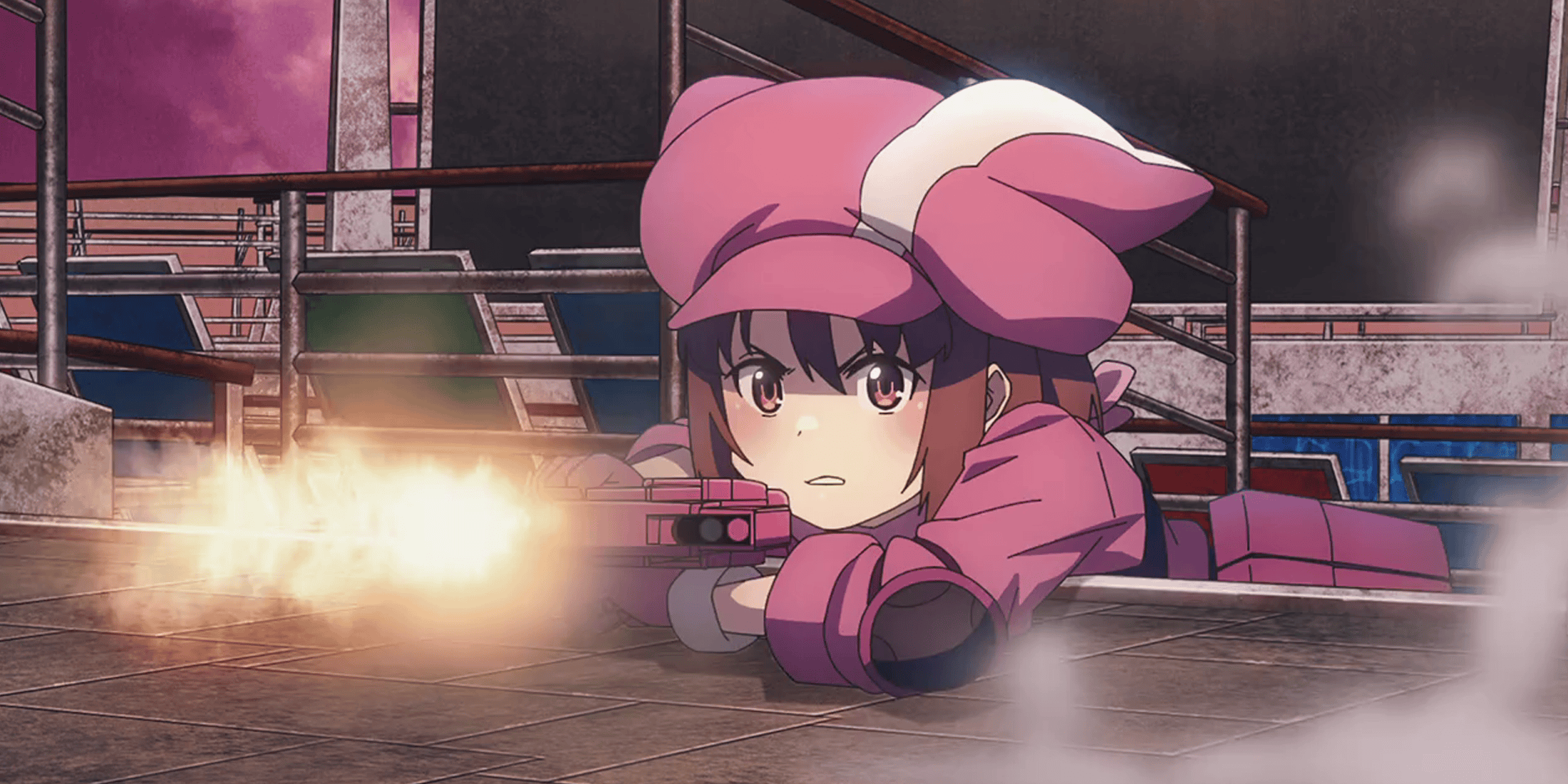 Gun Gale Online S2 E08 Llenn Shooting