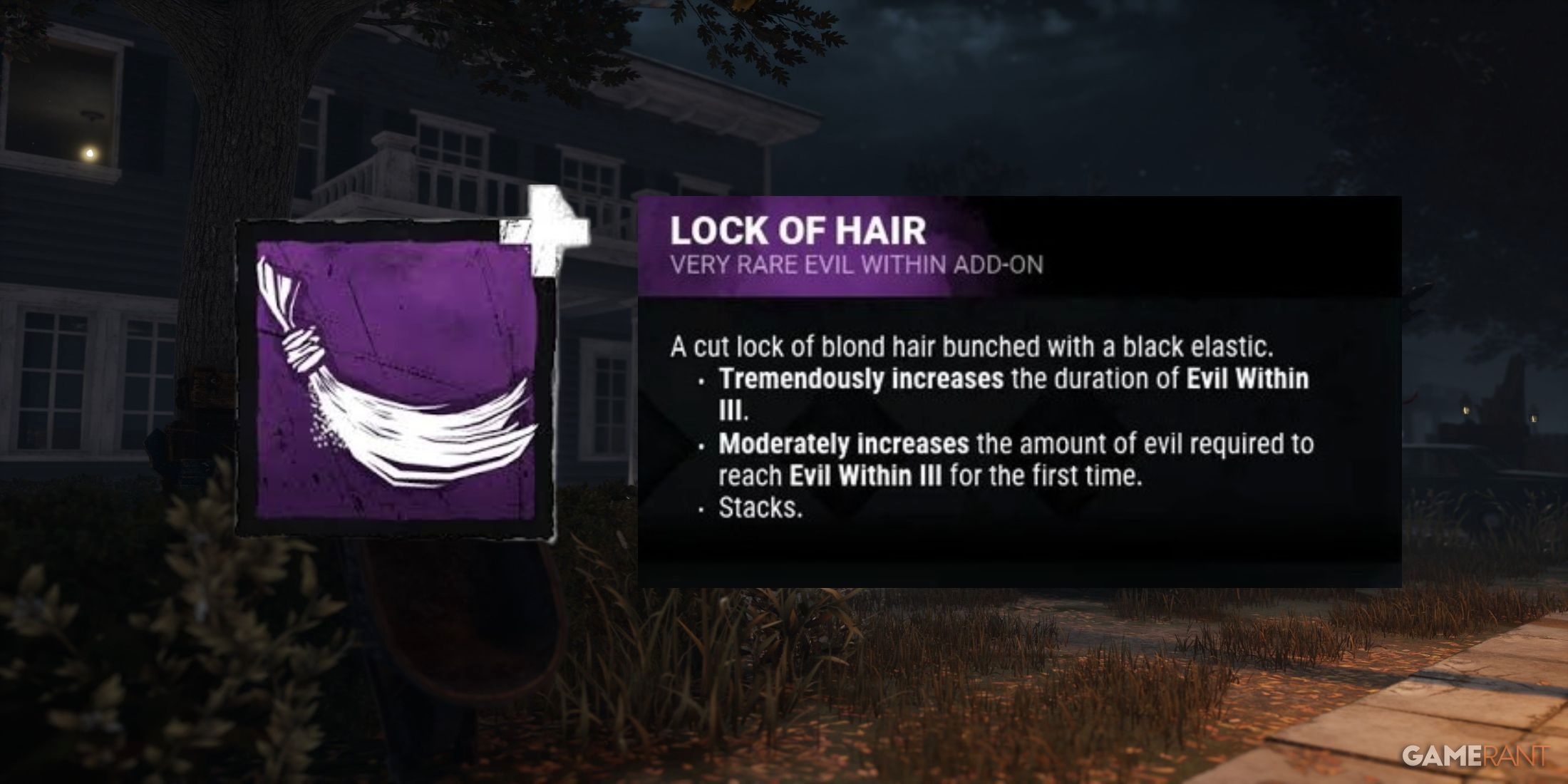 Lock of Hair Dead by Daylight Michael Myers add-on