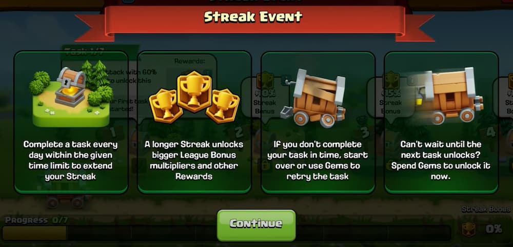 CoC Streak Event