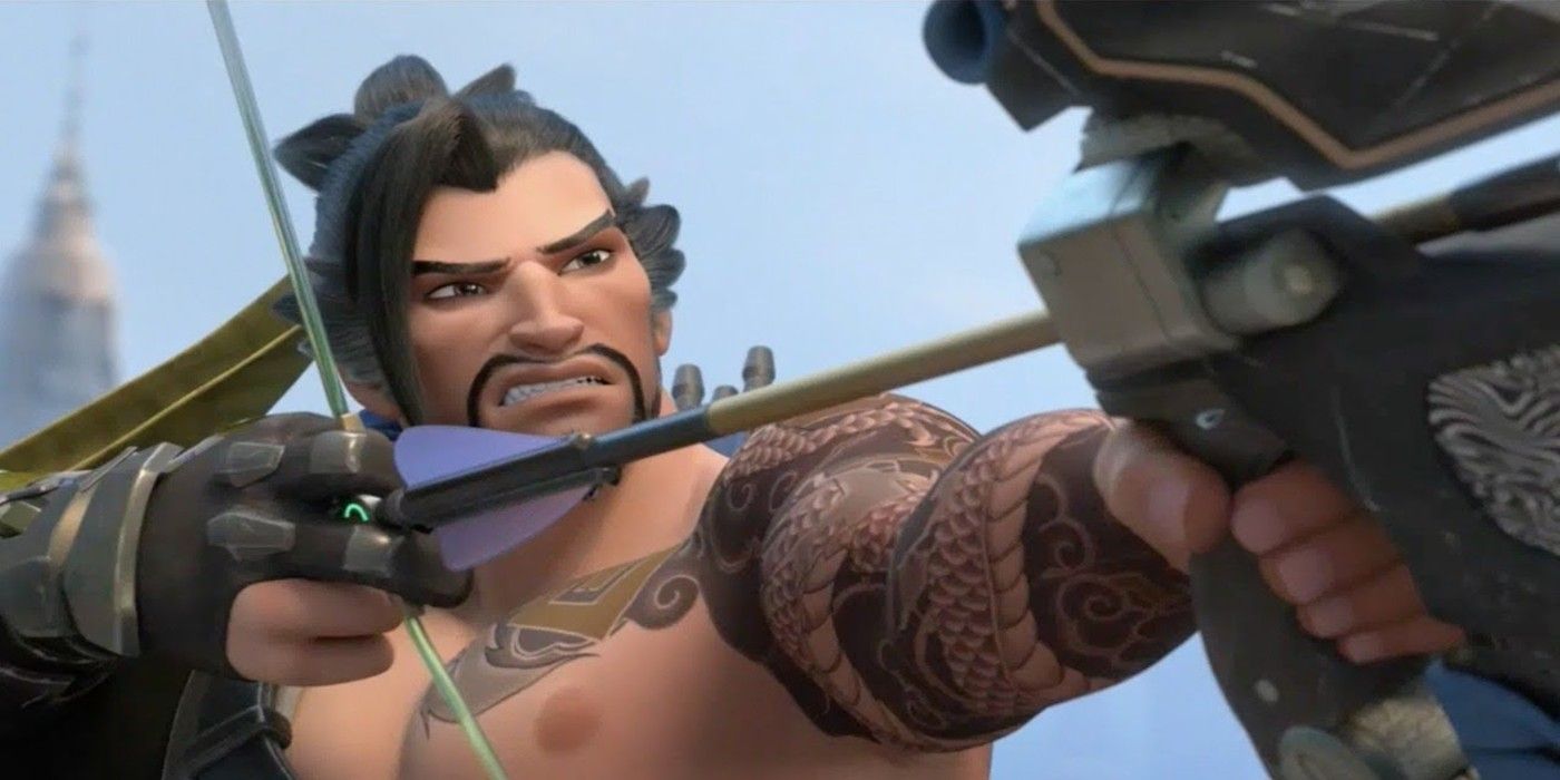 hanzo firing bow heroes of the storm overwatch