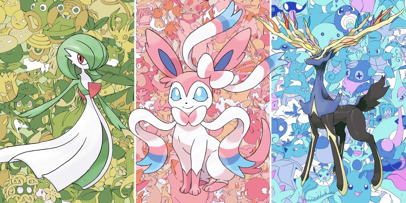 Gardevoir, Sylveon and Xerneas