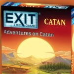 Exit: The Game - Adventures on Catan game up close on an orange background