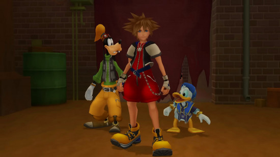 Best JRPGs: Sora, Donald, and Goofy in Kingdom Hearts 2