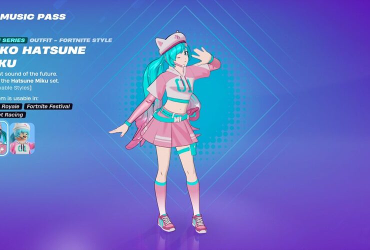 Fortnite Hatsune Miku outfit