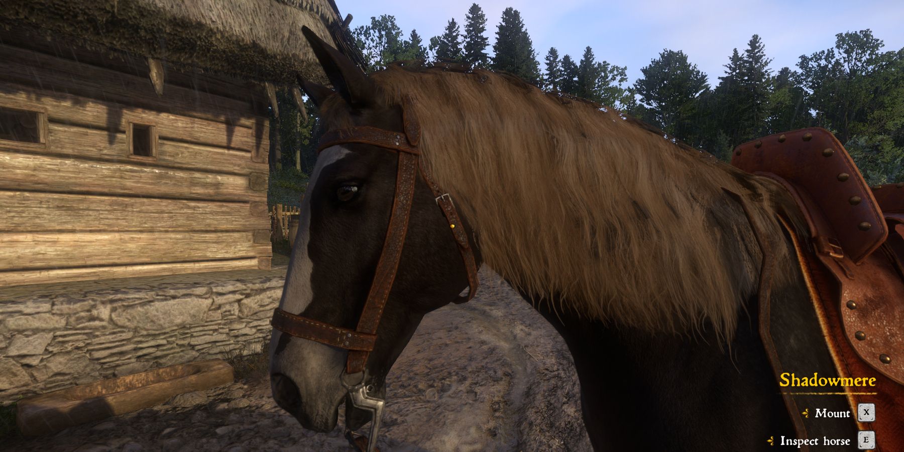 Shadowmere horse mount in Kingdome Come: Deliverance