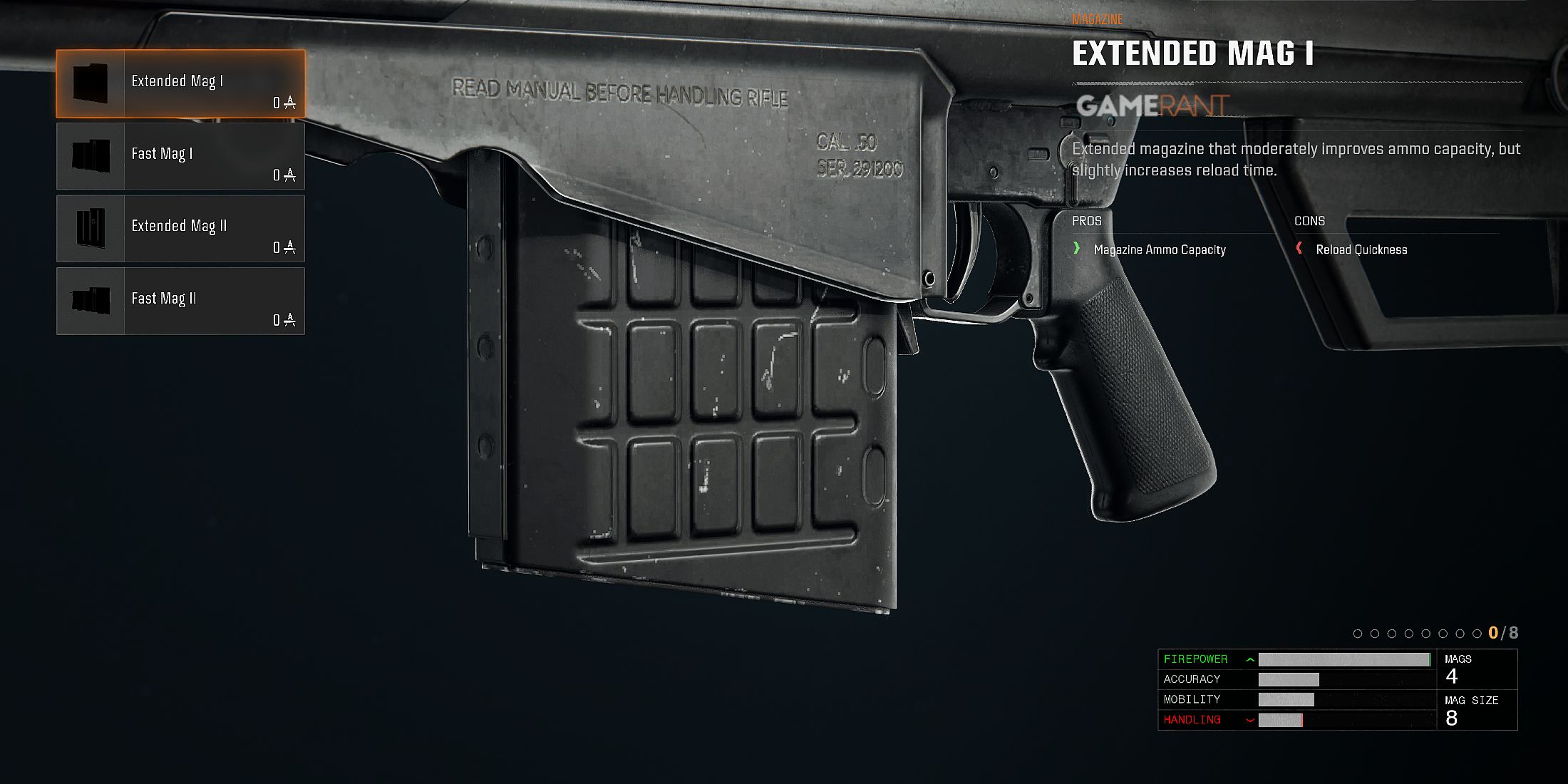 AMR Mod 4 Magazine Attachments in Black Ops 6