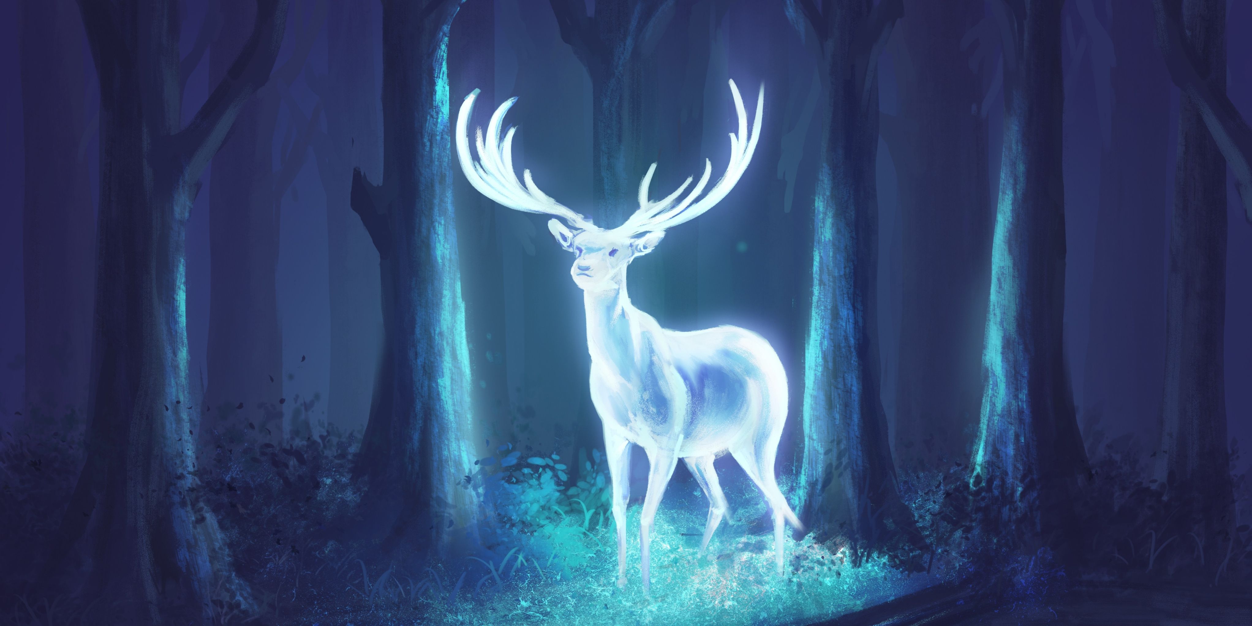 harry potter's stag patronus