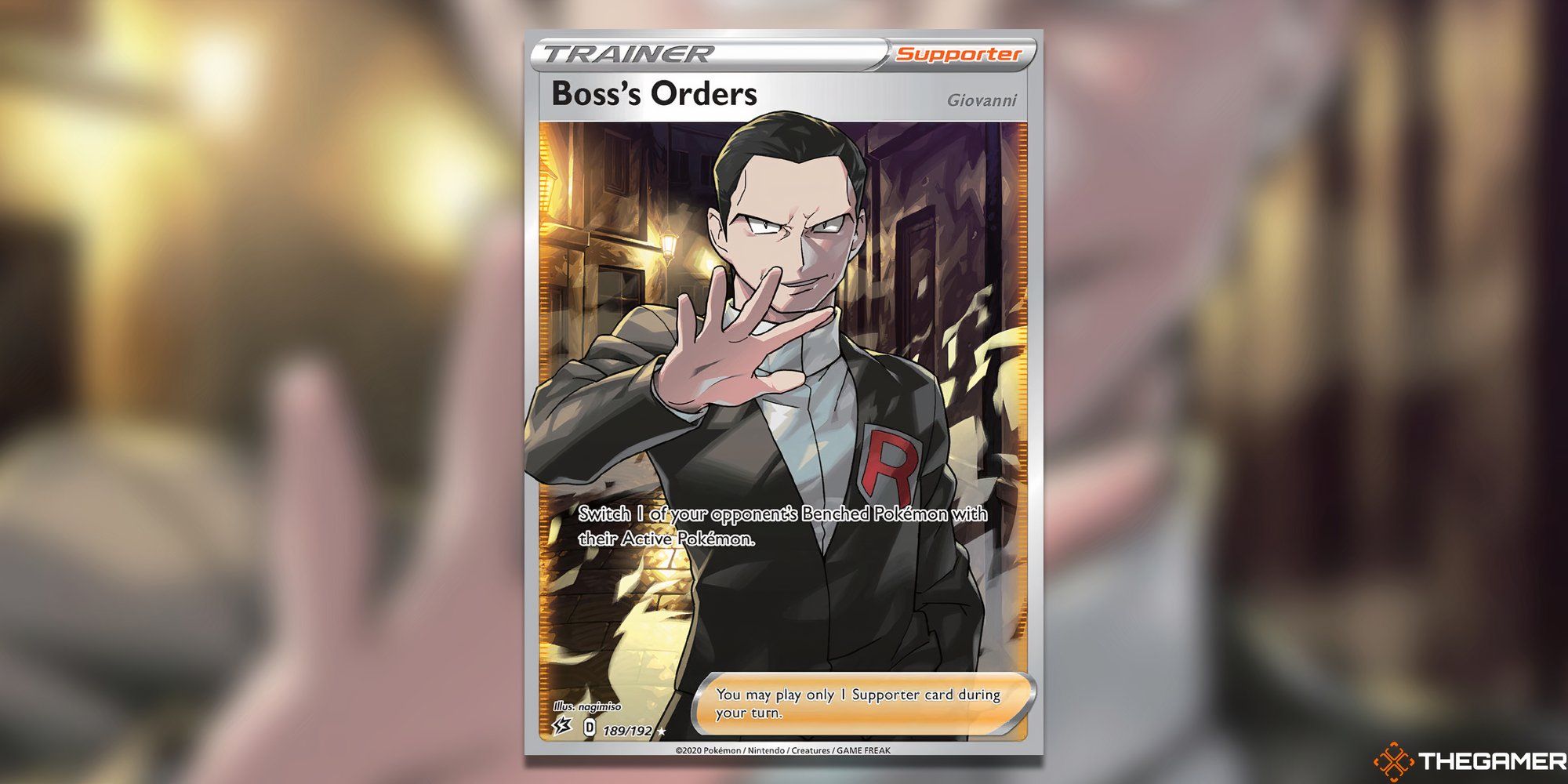 Boss's Orders card art from Rebel Clash.