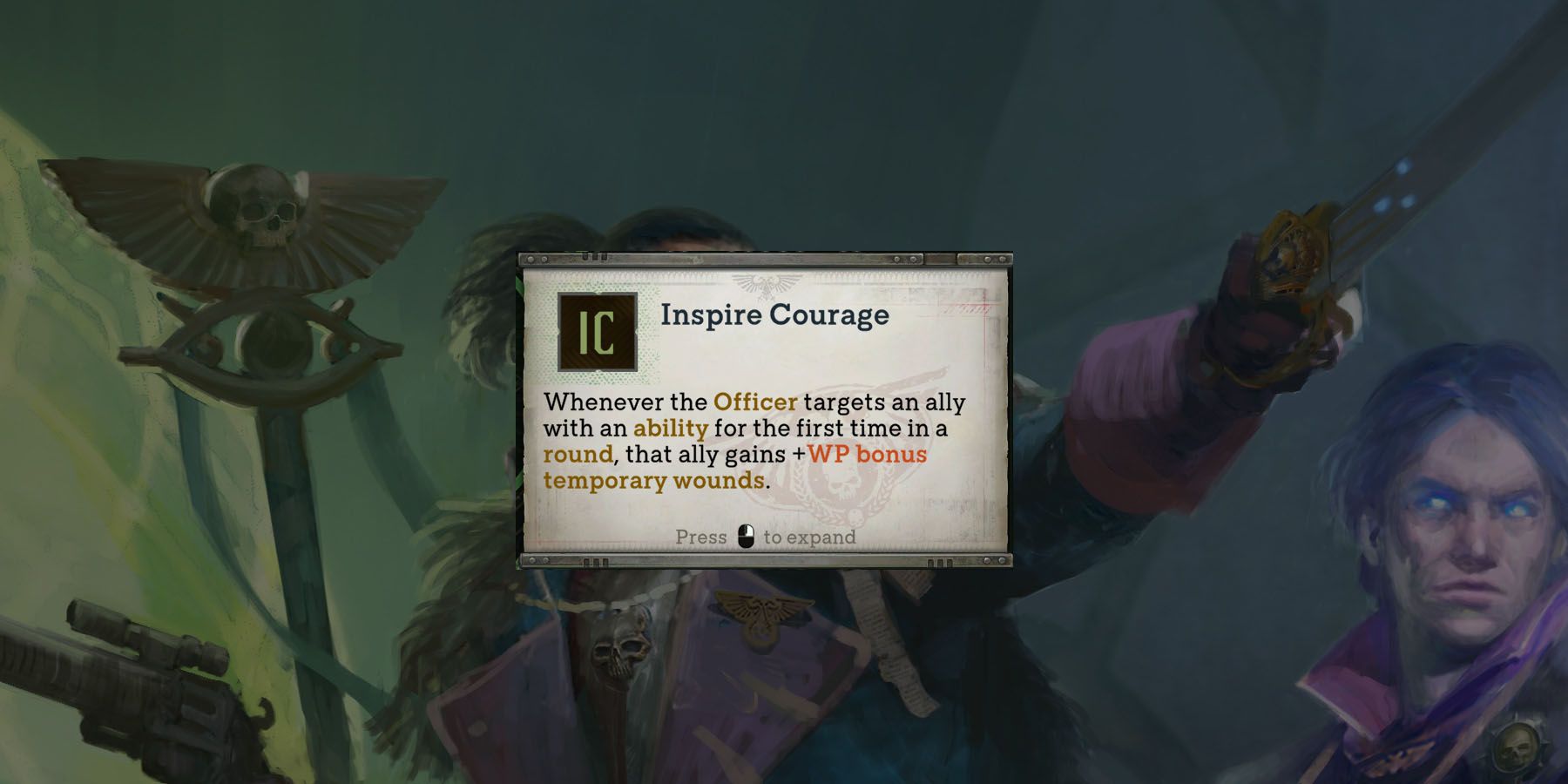 Officer - Inspire Courage