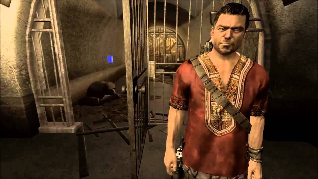 The Jackal talking to the player in Far Cry 2. 