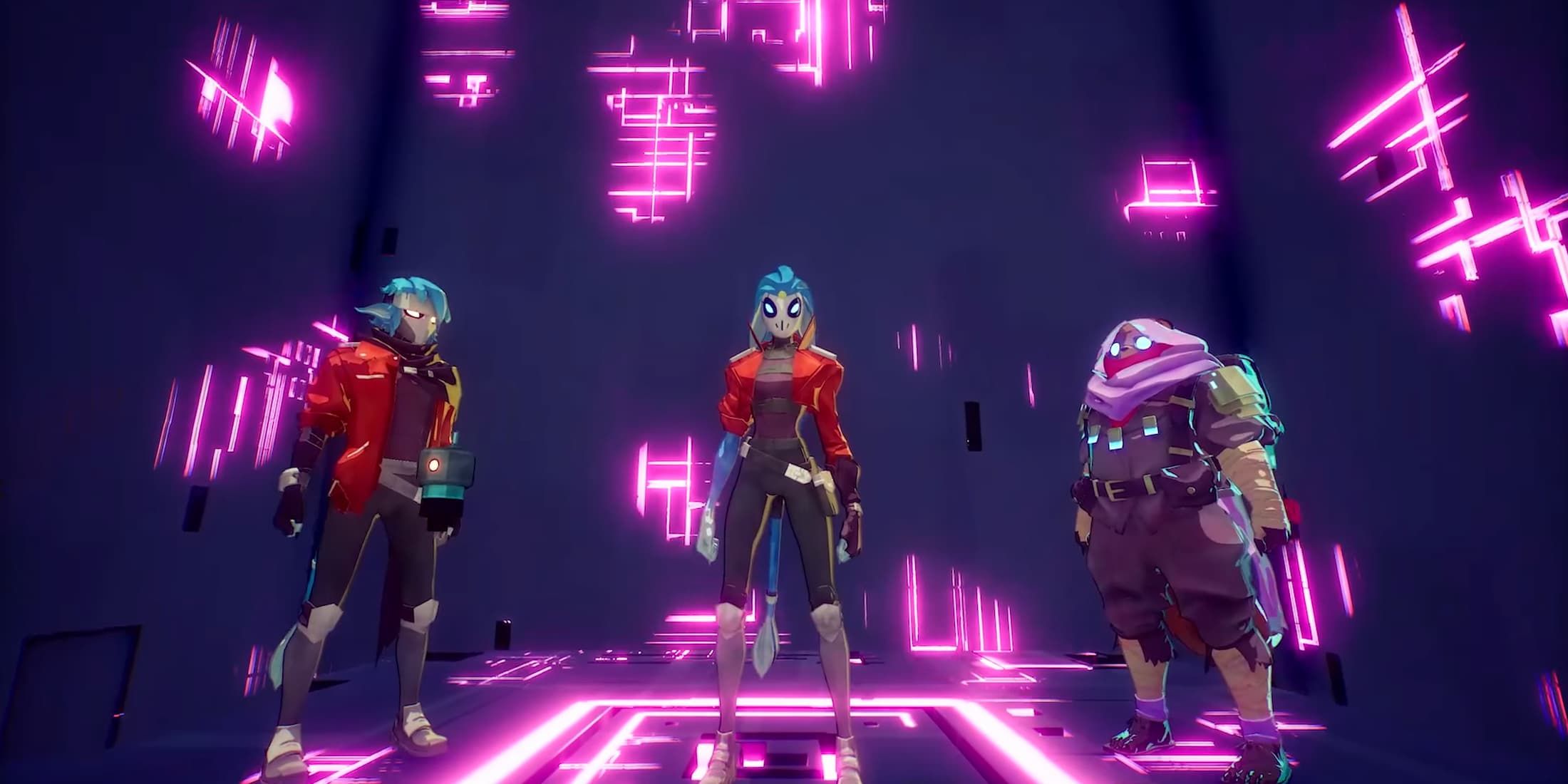 The three characters in Hyper Light Breaker early access