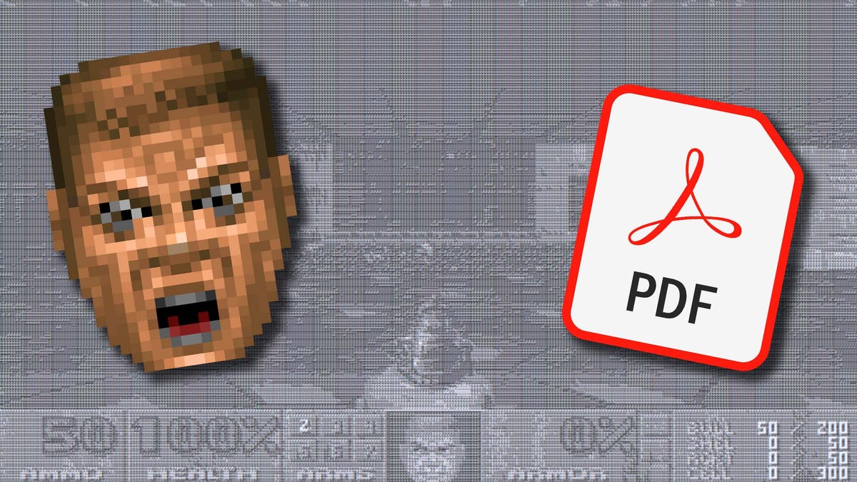 Someone Got Doom Working Inside A PDF File