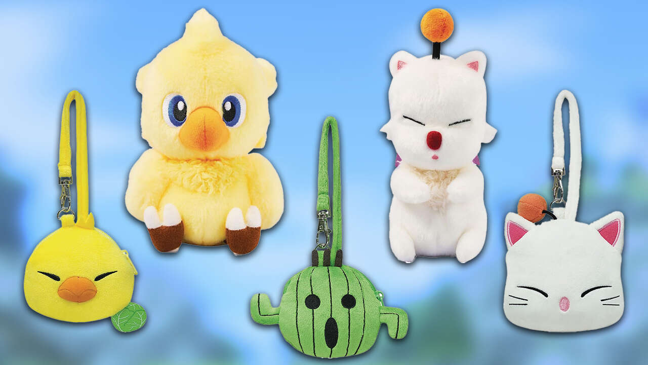 New Final Fantasy Moogle, Chocobo, And Cactuar Plushes Launching This Year