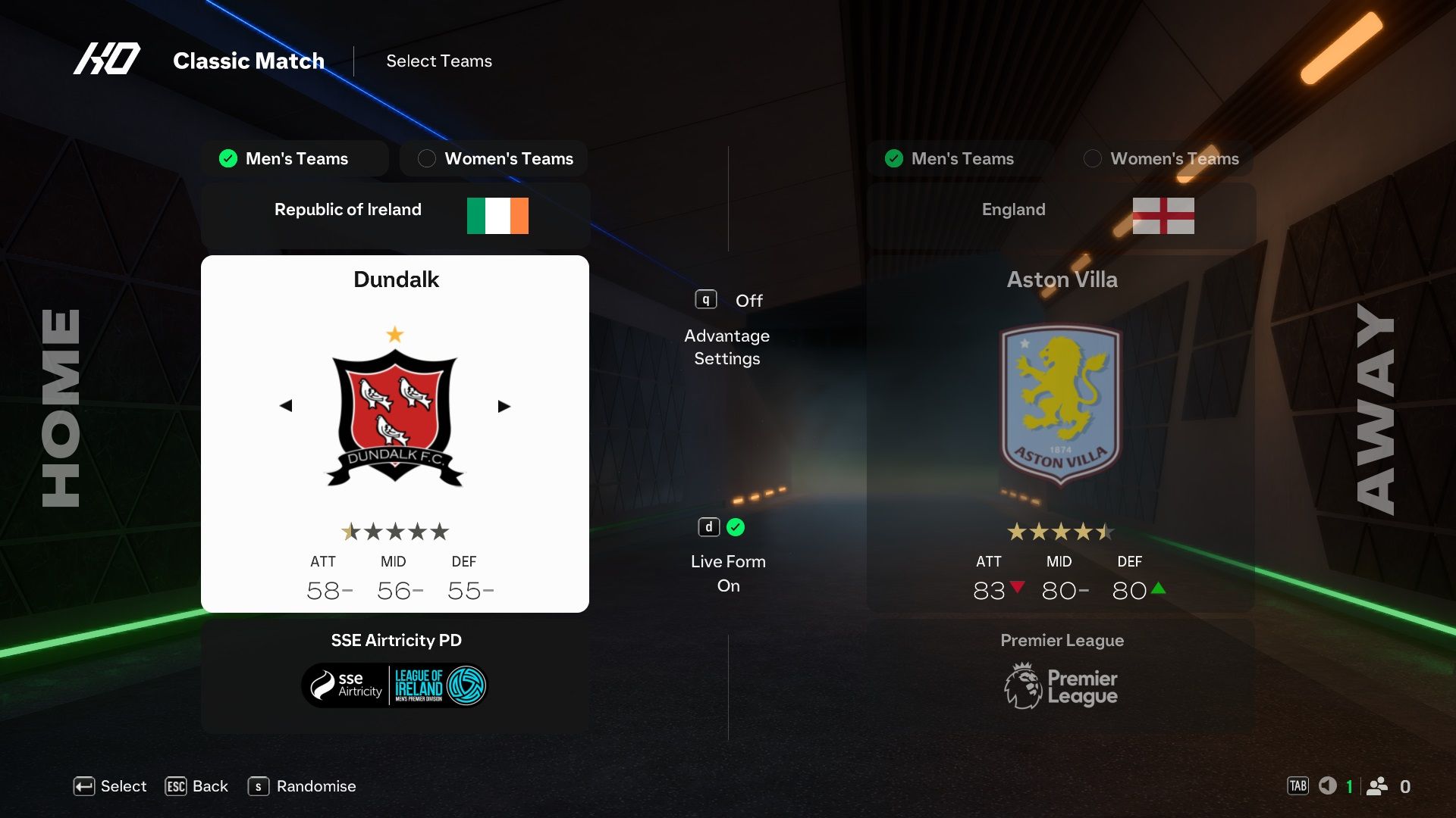 Dundalk FC in EA Sports FC 25.