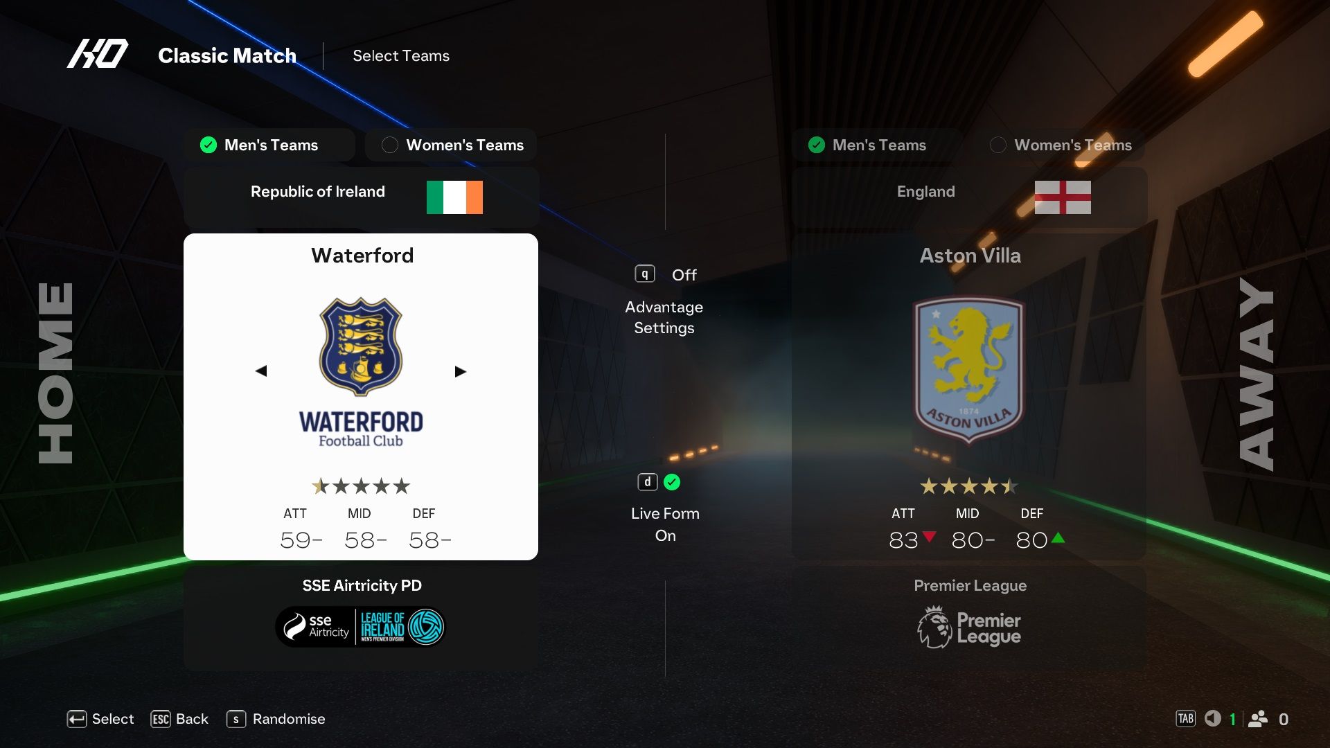 Waterford in EA Sports FC 25.