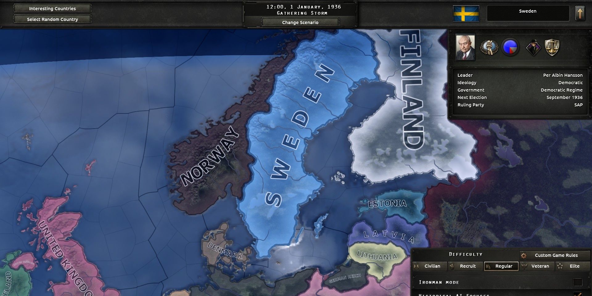 HOI 4 Sweden