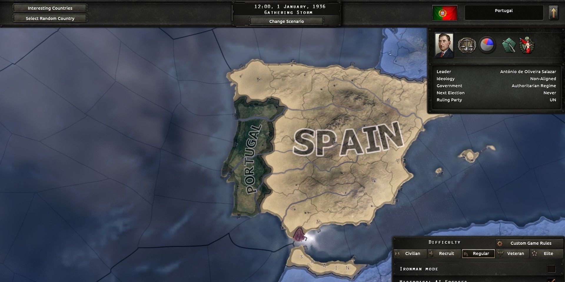 HOI 4 Portugal