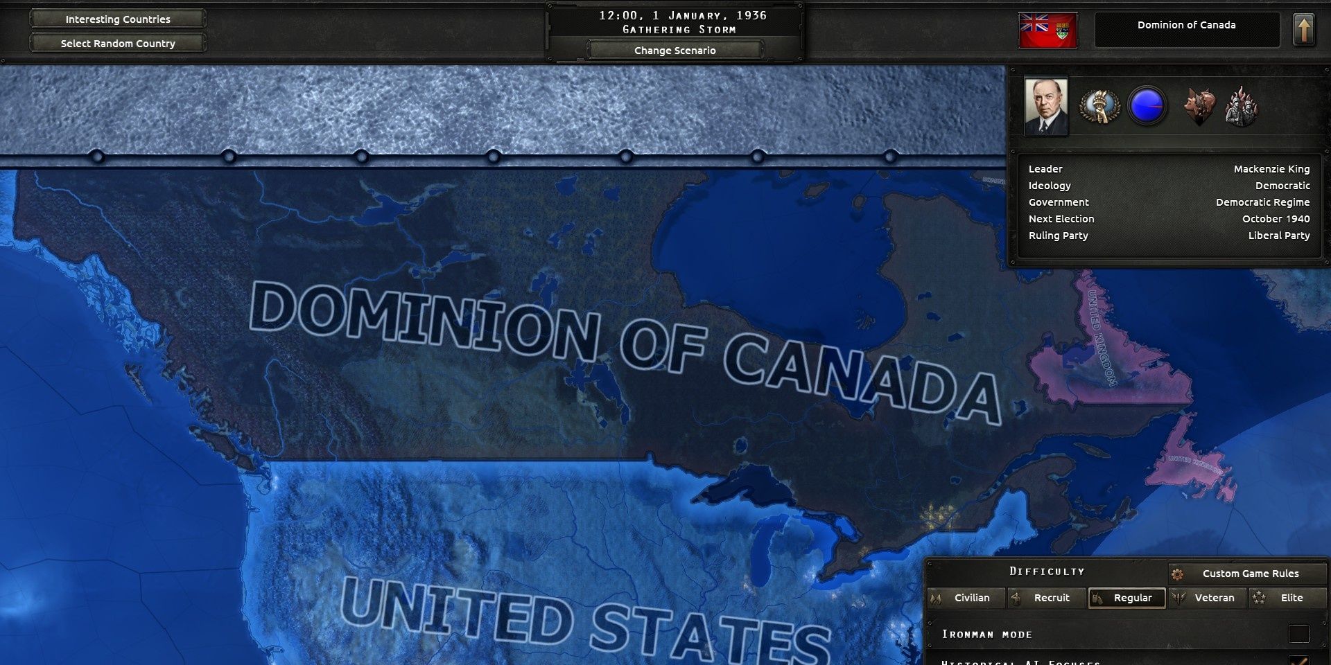 HOI 4 Dominion of Canada