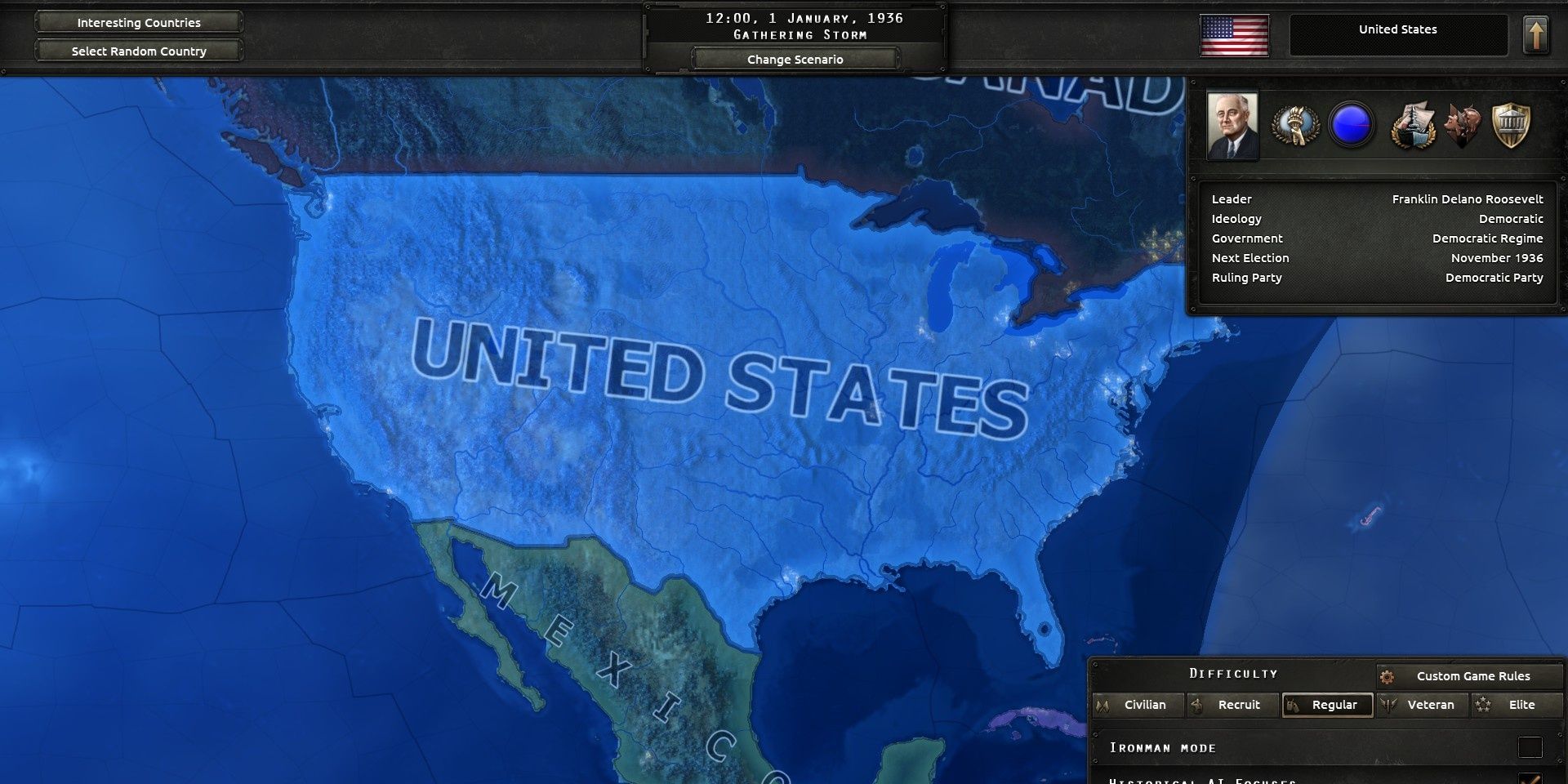 HOI 4 United States