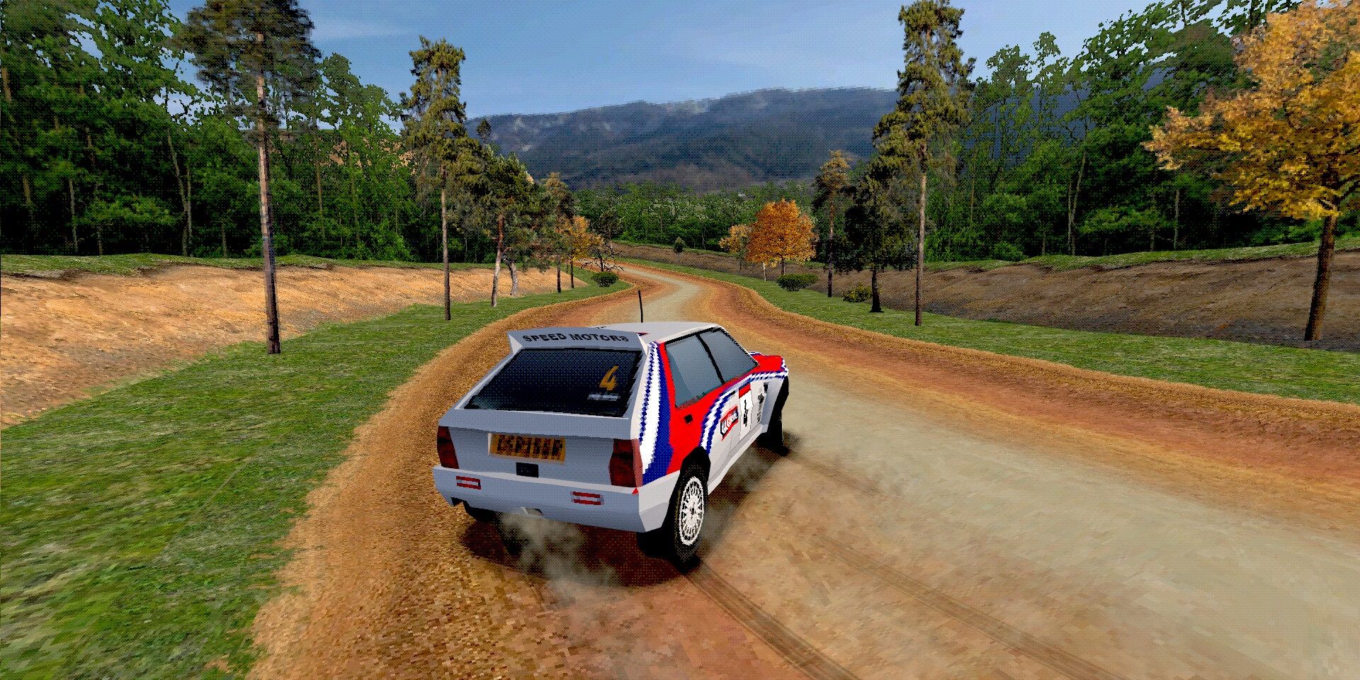 Old School Rally Gameplay Screenshot