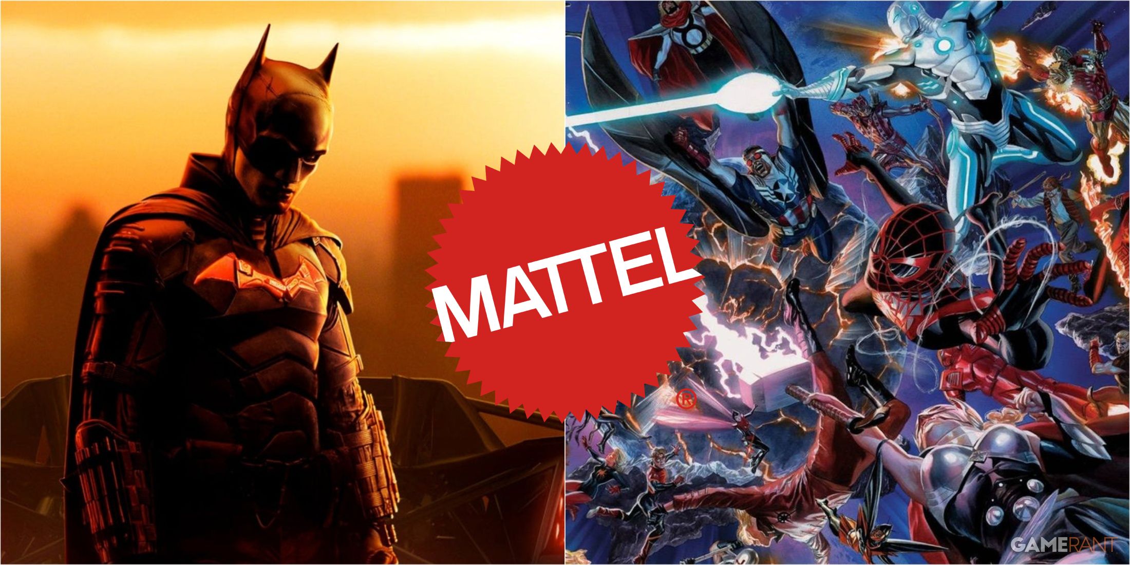 Batman Marvel Mattel SDCC 2024