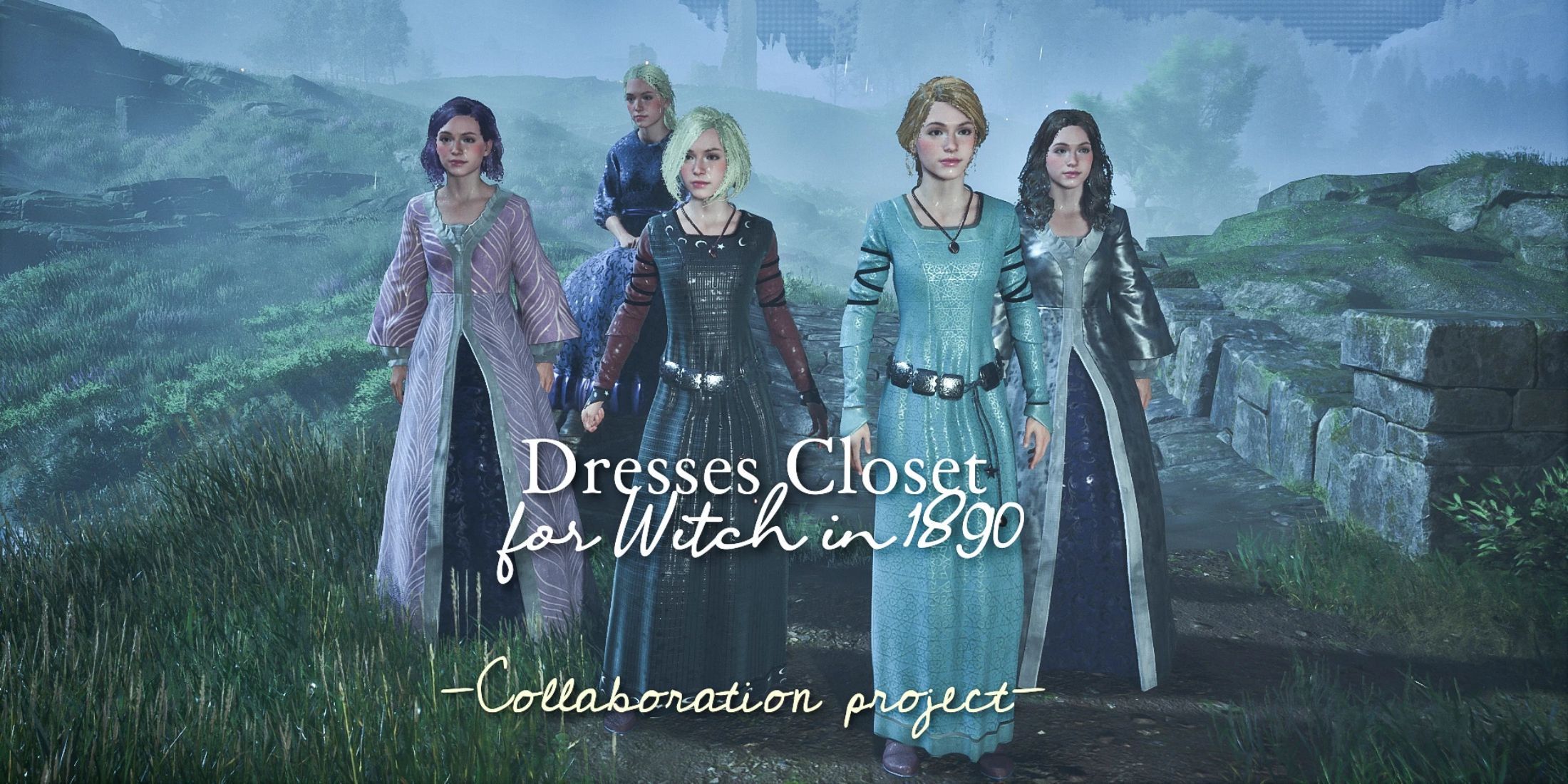 Hogwarts Legacy Dresses Closet For Witch In 1890 Mod