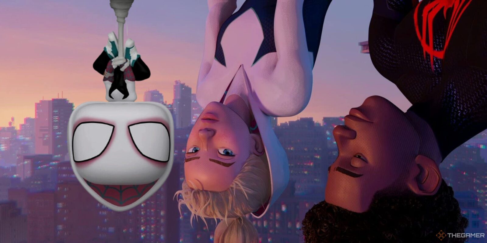 Across The Spider-Verse Upside-Down Spider-Gwen Funko Pop Revealed