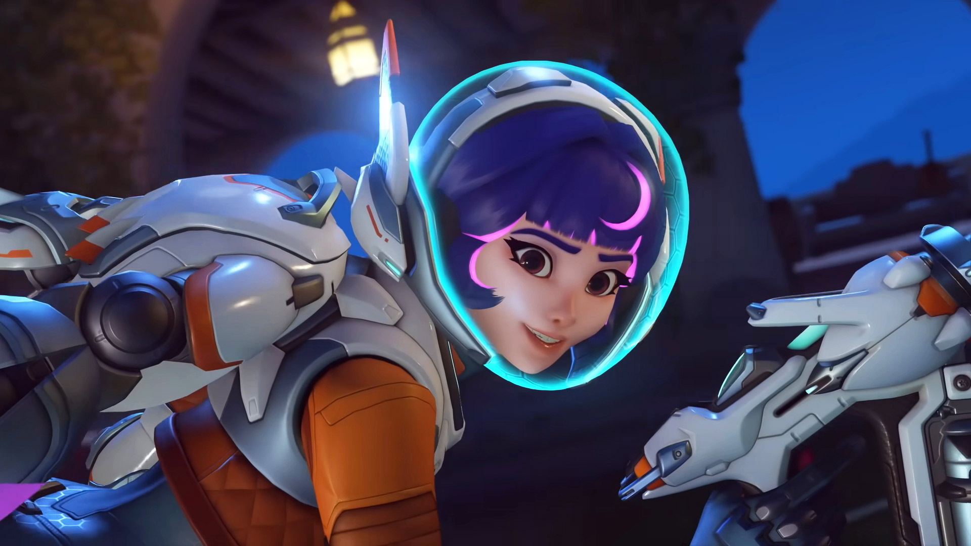 Overwatch characters: Juno in her astro suit