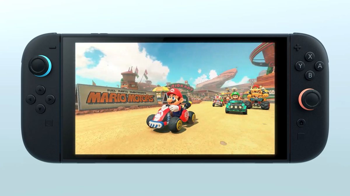 Upcoming Switch 2 games: Mario Kart running on Nintendo Switch 2