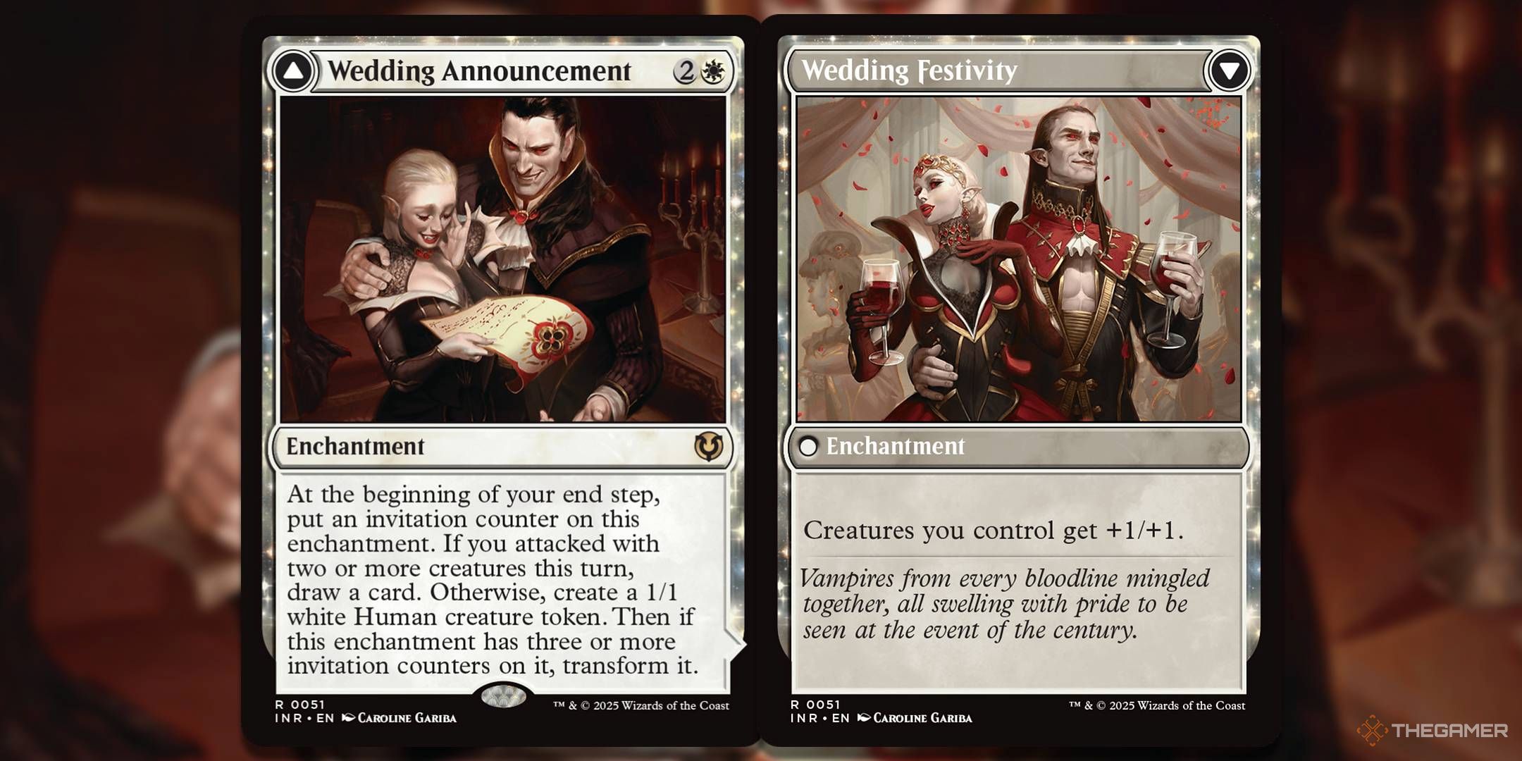 Image of Wedding Announcement from Magic: the Gathering.