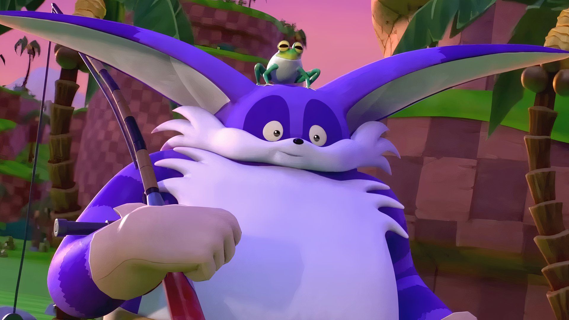 Big the Cat and Froggy in the Sonic Prime TV series