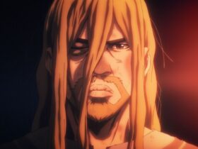 A bruised Thorfinn in Vinland Saga