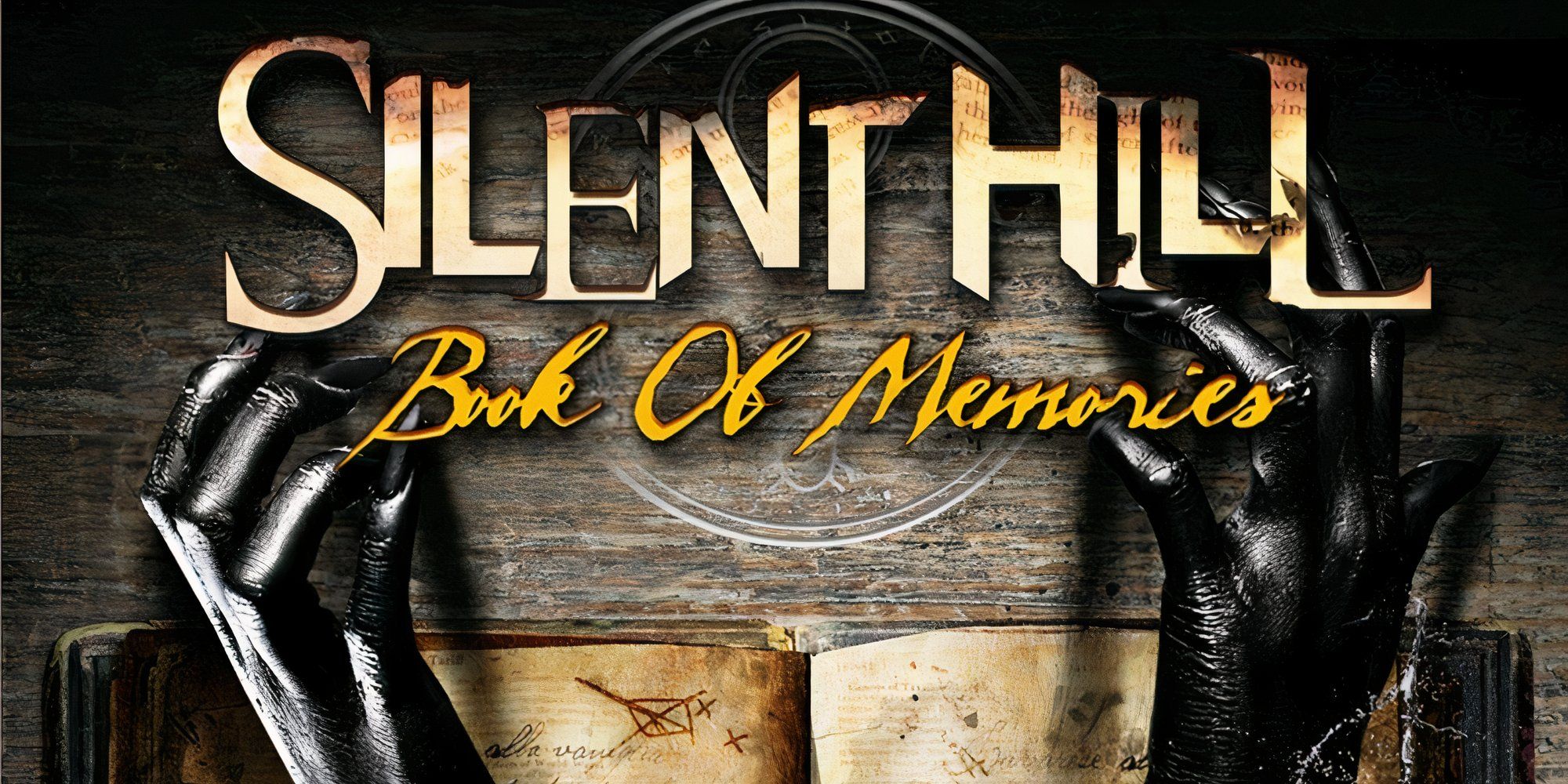 Promo art featuring hand art in Silent Hill Book Of Memories