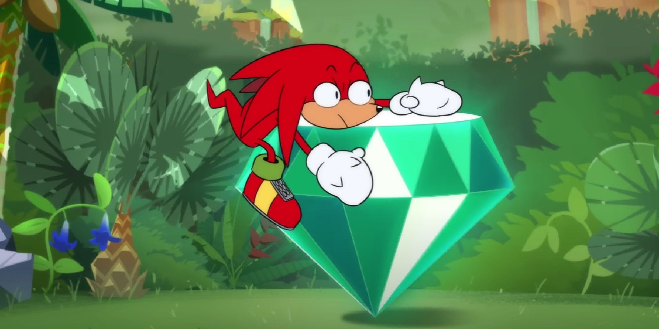 Sonic Mania Adventures image showing Knuckles.