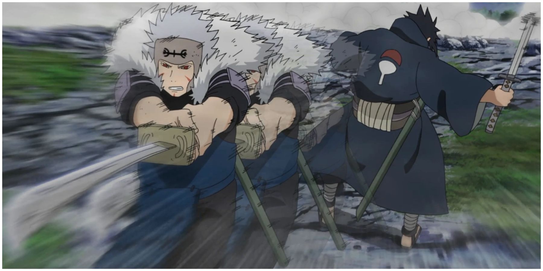 Tobirama Defeating Izuna Uchiha