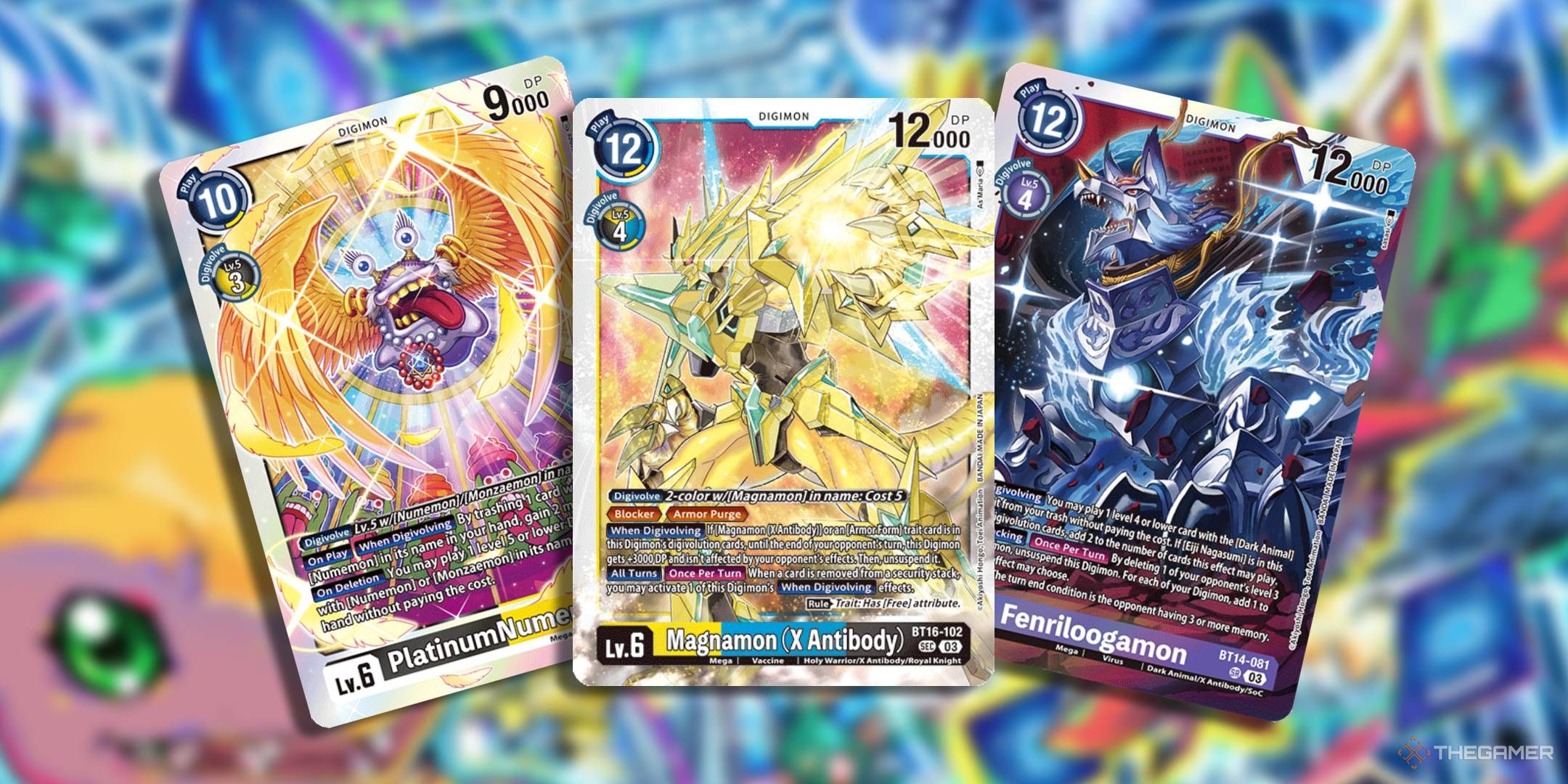 best decks magnamon x antibody platinumnumemon and fenriloogamon digimon card game