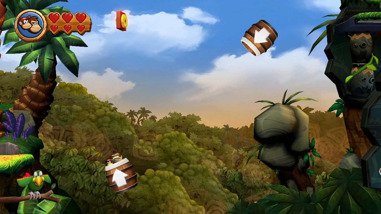 Donkey Kong Country Returns HD Canopy Cannons guide 3